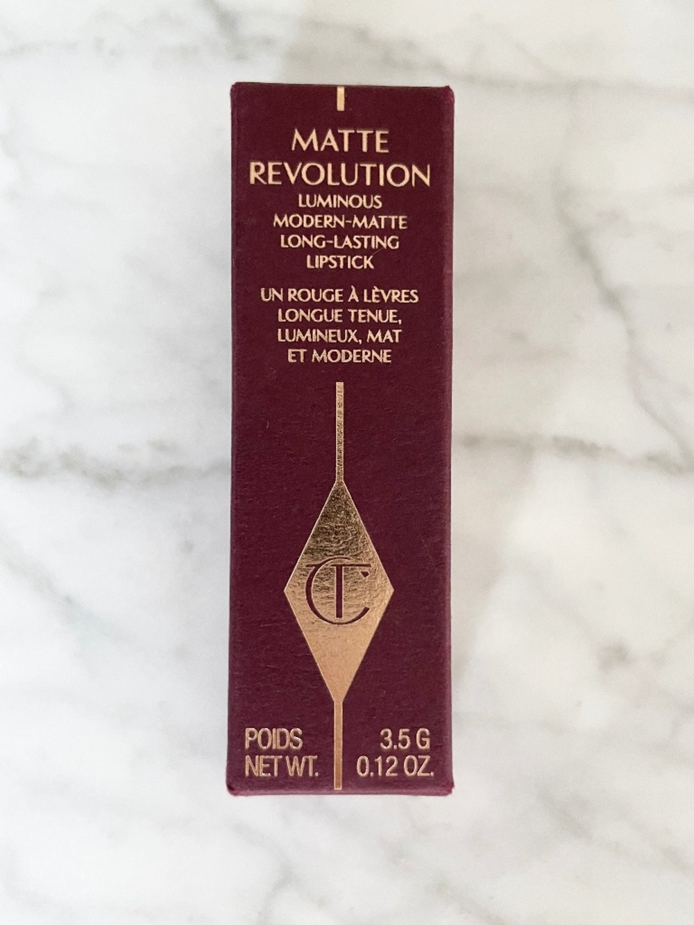 NWT CHARLOTTE TILBURY Matte Revolution Luminous Matte Lipstick - MARK OF A KISS - Picture 1 of 16